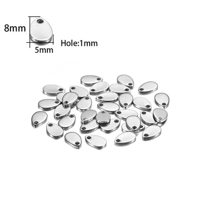 20Pcs Gold/Rose Gold Stainless Steel Charms
