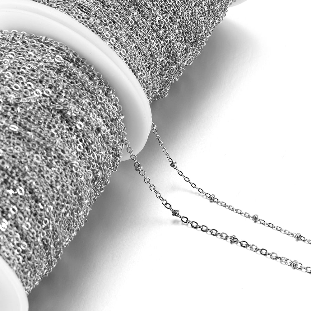 Twisted Chains Beaded Cable Link, 5 Meter