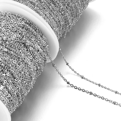 Twisted Chains Beaded Cable Link, 5 Meter