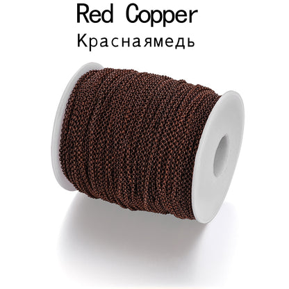2-5.8mm Bulk Rolo Chain, 5m lot