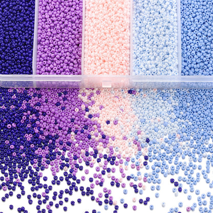 Czech Crystal Spacer Beads Set, 9000pcs