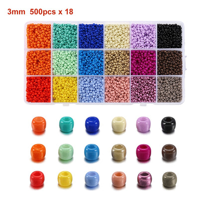 3mm Charm Beads 9000pcs Box Set
