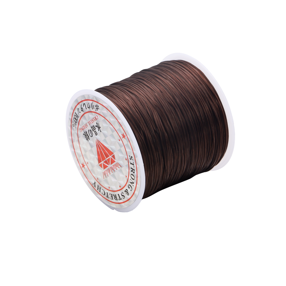 Strong Elastic Crystal Beading Cord 1mm, 10-40m Roll