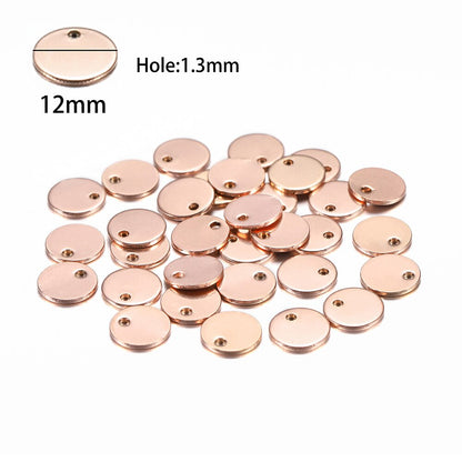 20Pcs Gold/Rose Gold Stainless Steel Charms