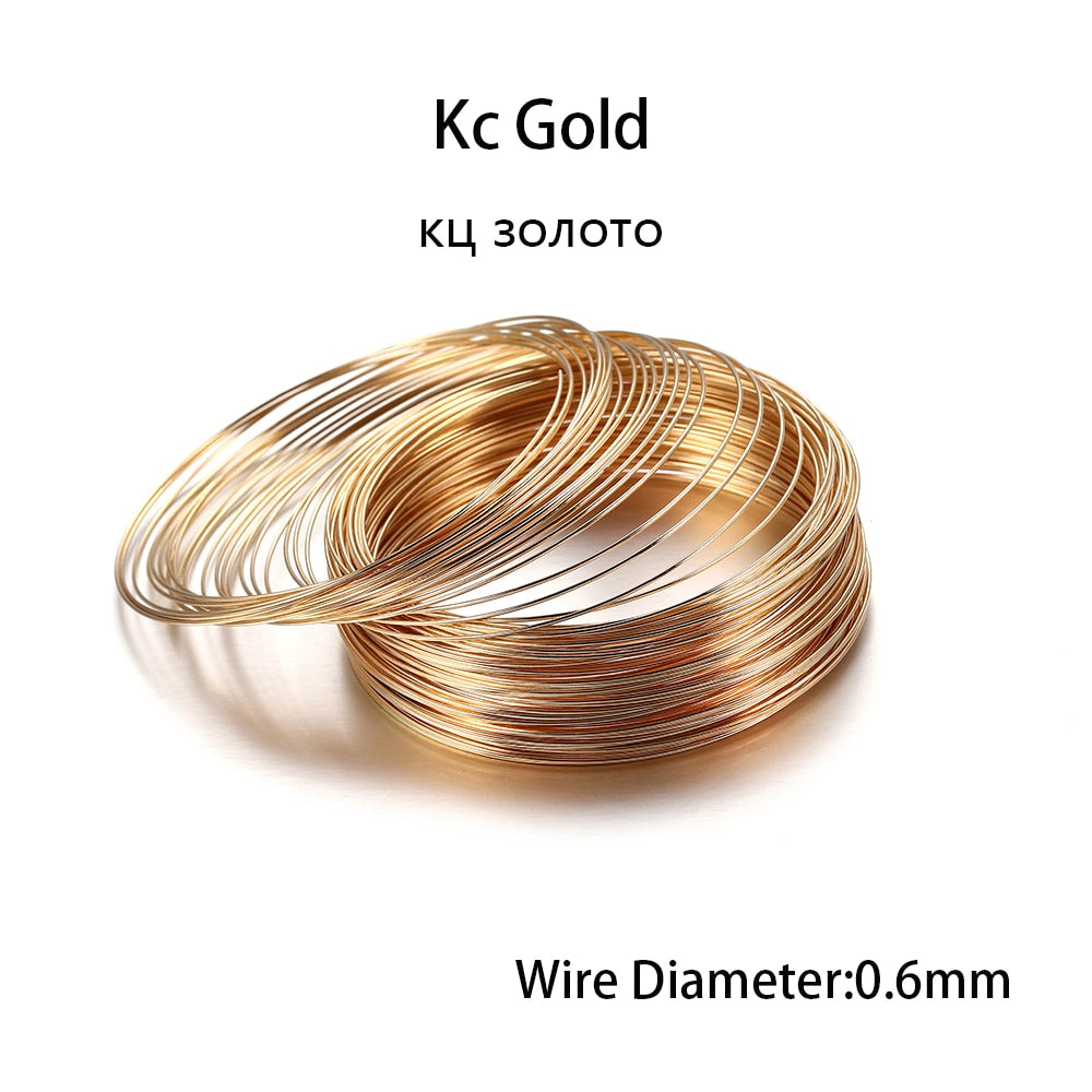 0.6mm Memory Beading Steel Wire, 100 Loops