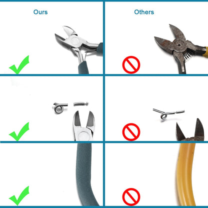 Premium Stainless Steel Jewelry Pliers for Handcraft Repairs