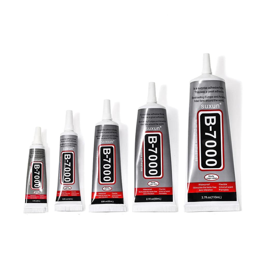 B7000 Adhesive Glue for Rhinestones & Jewelry, Multiple Sizes