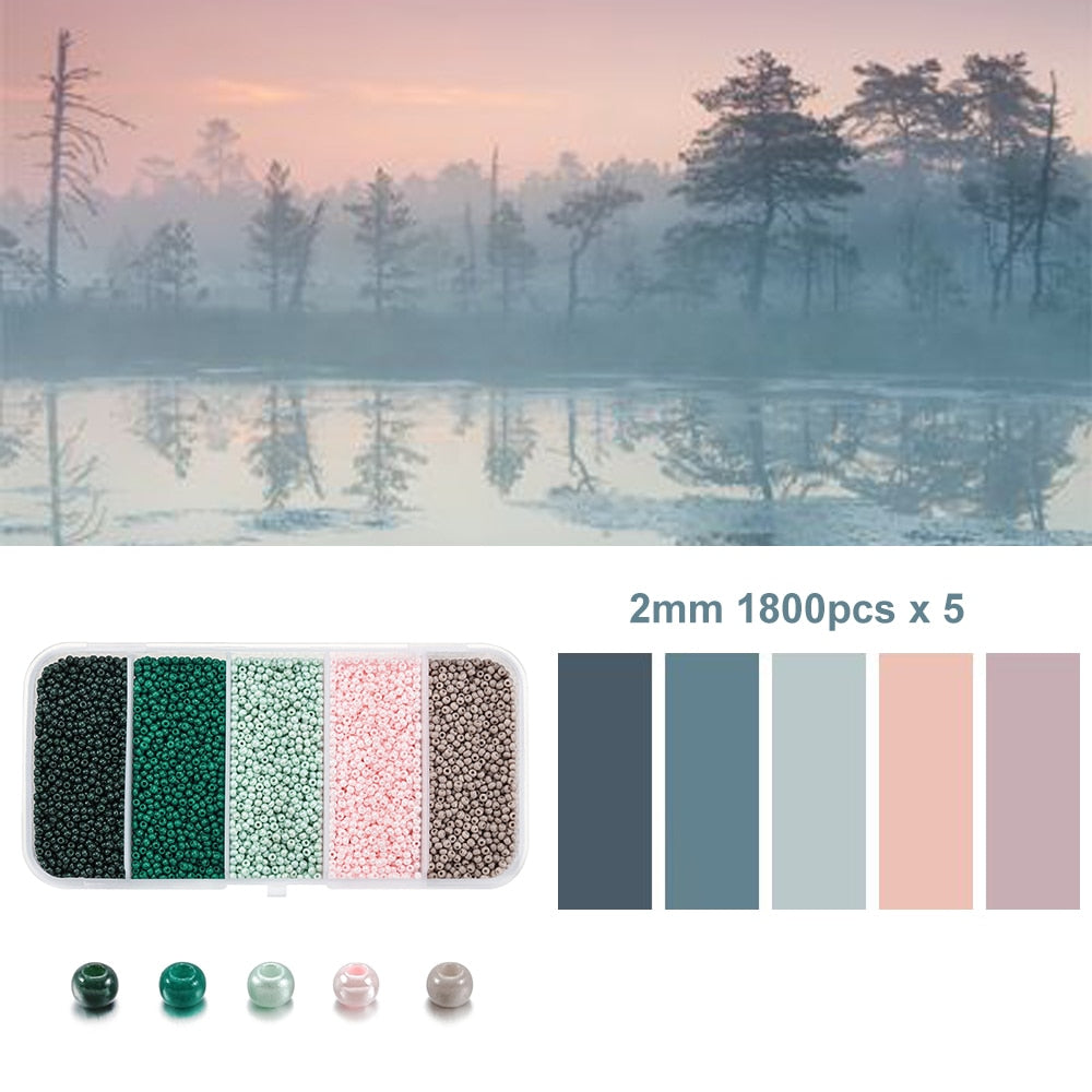 2mm Czech Seed Beads 9000pcs Box