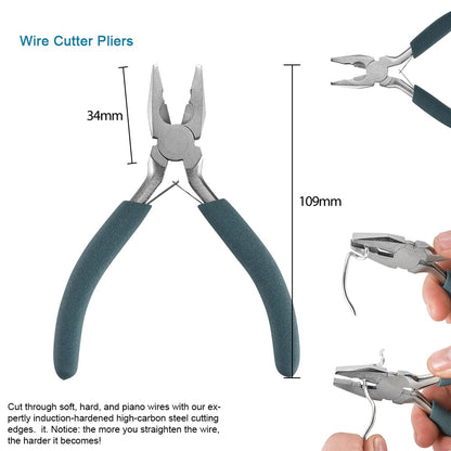 Premium Stainless Steel Jewelry Pliers for Handcraft Repairs
