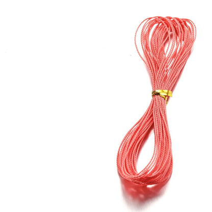 1mm Waxed Cotton String Beading Cord, 10m