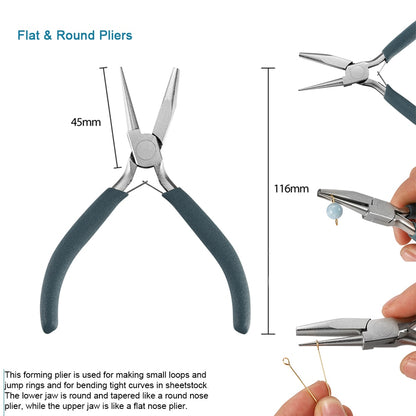 Premium Stainless Steel Jewelry Pliers for Handcraft Repairs