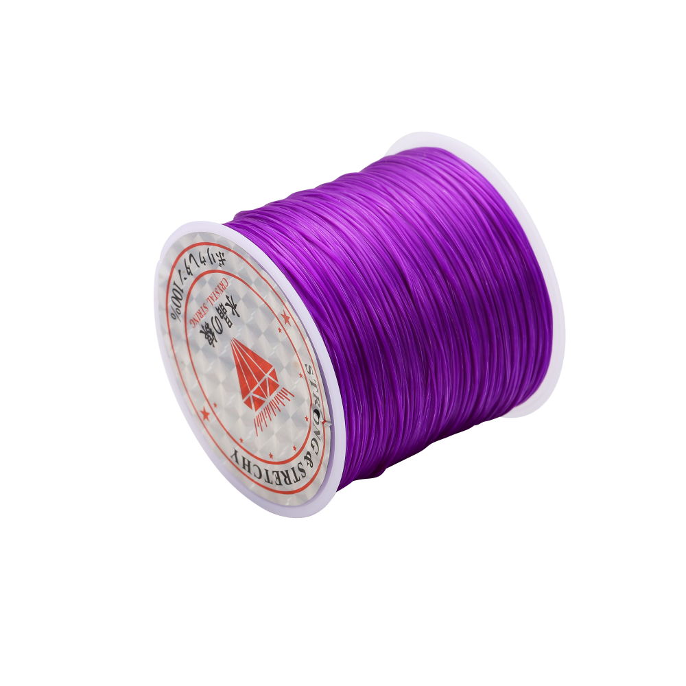 Stretch Nylon Elastic Cord for Beading, 50Meters