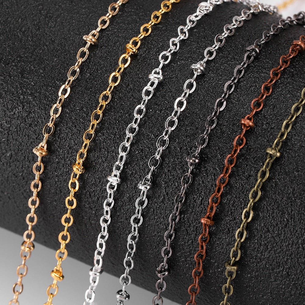 Twisted Chains Beaded Cable Link, 5 Meter