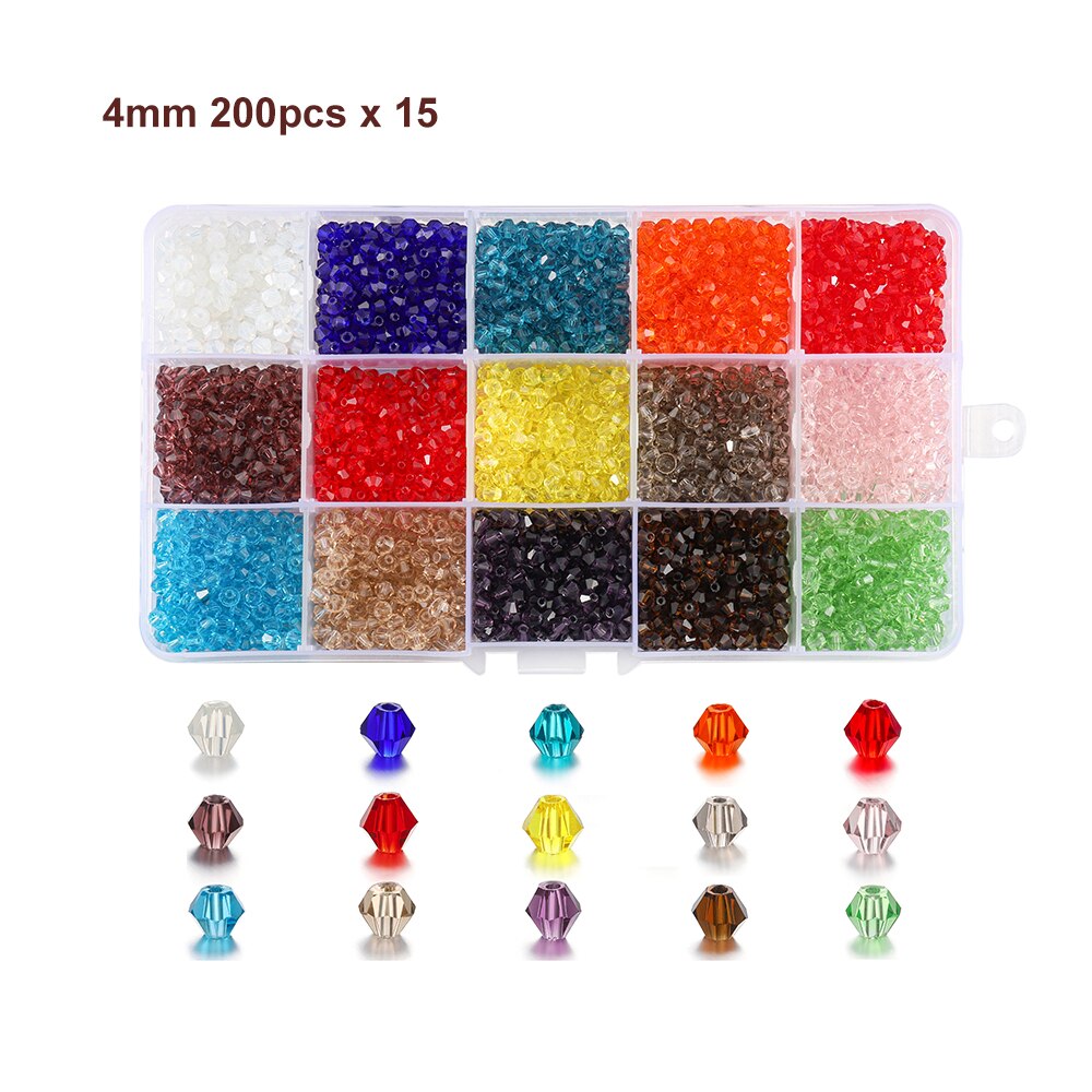 3mm Charm Beads 9000pcs Box Set