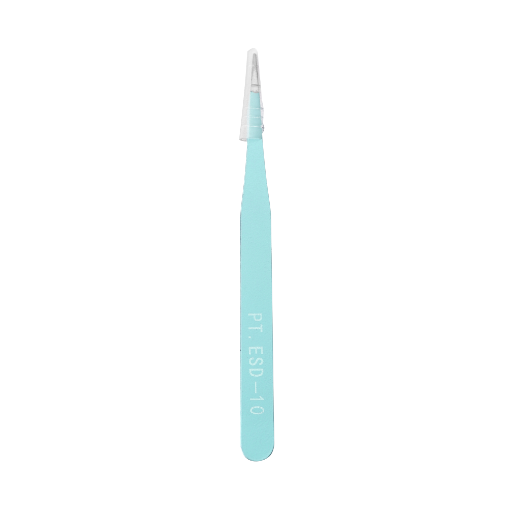 3-Color Bent Nose Tweezers, 1pc