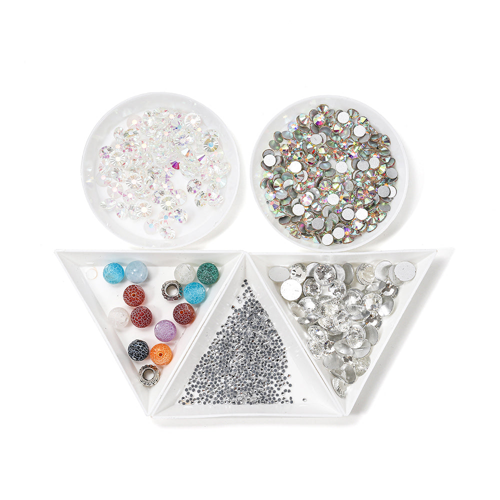 10 Stück Strass-Display-Tabletts