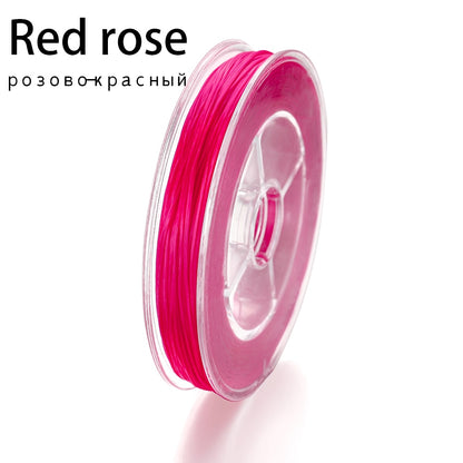 Flexible Beaded Elastic Cord, 50 Meters