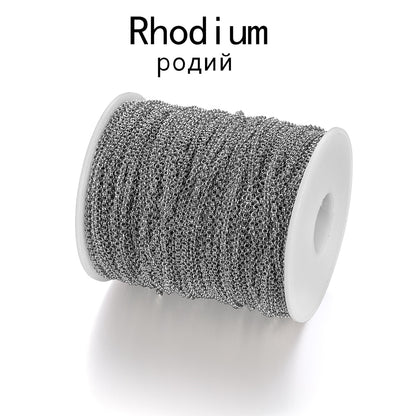 2-5.8mm Bulk Rolo Chain, 5m lot