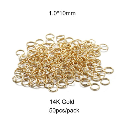4-10mm Steel Jump Ringsб 50-200pcs