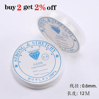 Crystal Elastic Beading Line Cord