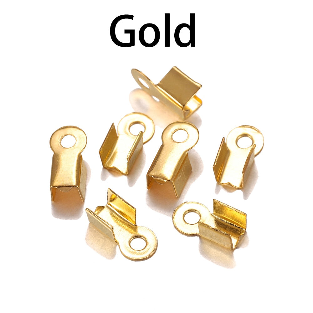 Cove Clasps Cord End Caps, 200pcs