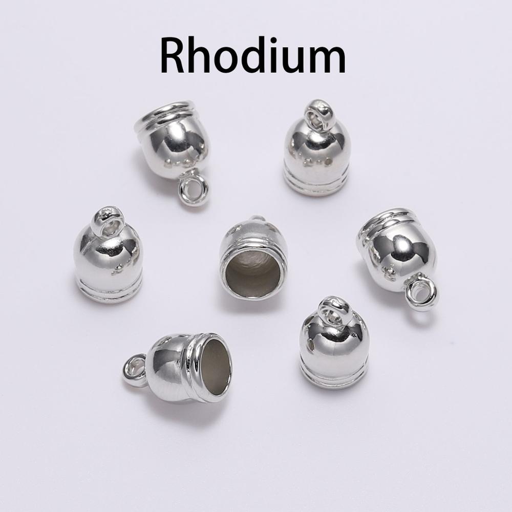 End Tip Caps for Necklace, 50pcs