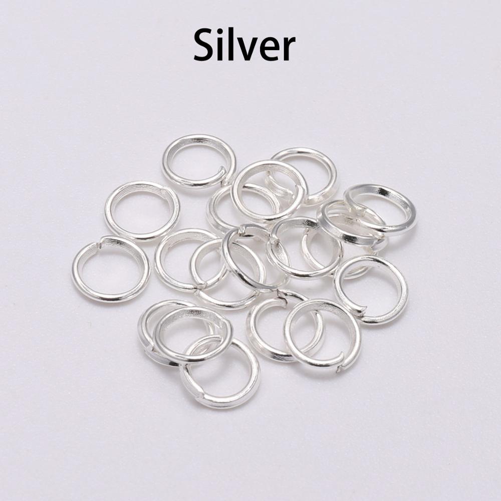 50-200pcs 4-20mm Jump Rings