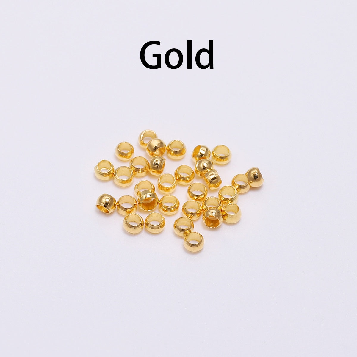 Ball Crimp End Beads 1.5-3mm, 500pcs