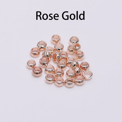 Ball Crimp End Beads 1.5-3mm, 500pcs