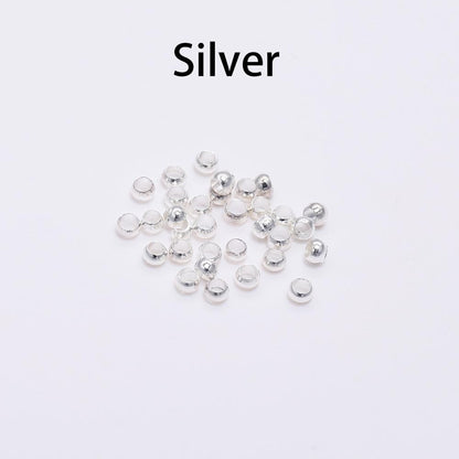 Ball Crimp End Beads 1.5-3mm, 500pcs