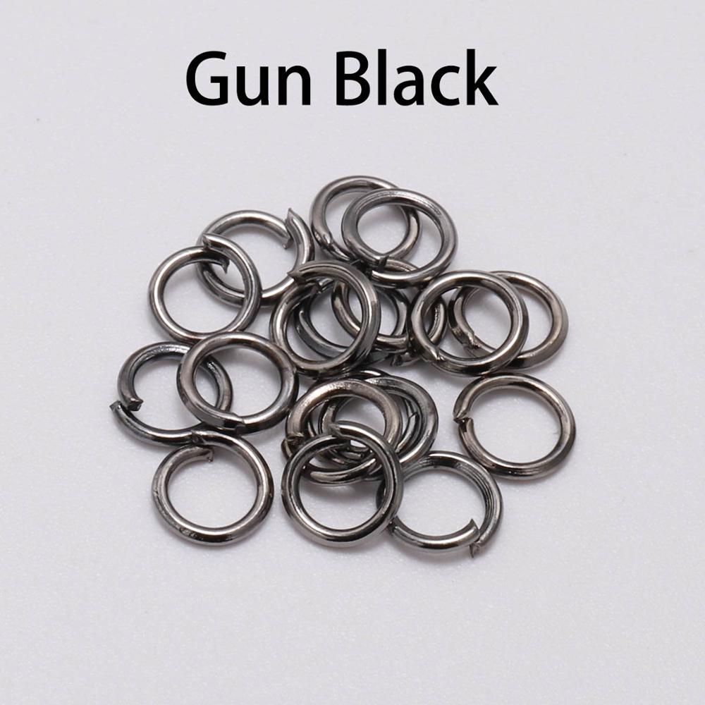 50-200pcs 4-20mm Jump Rings