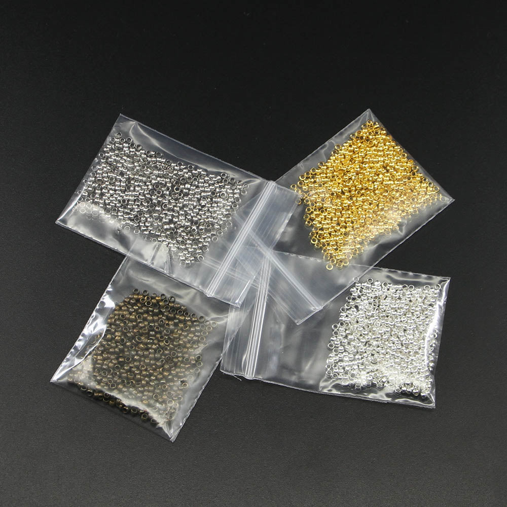 Ball Crimp End Beads 1.5-3mm, 500pcs