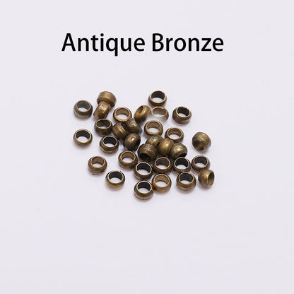 Ball Crimp End Beads 1.5-3mm, 500pcs