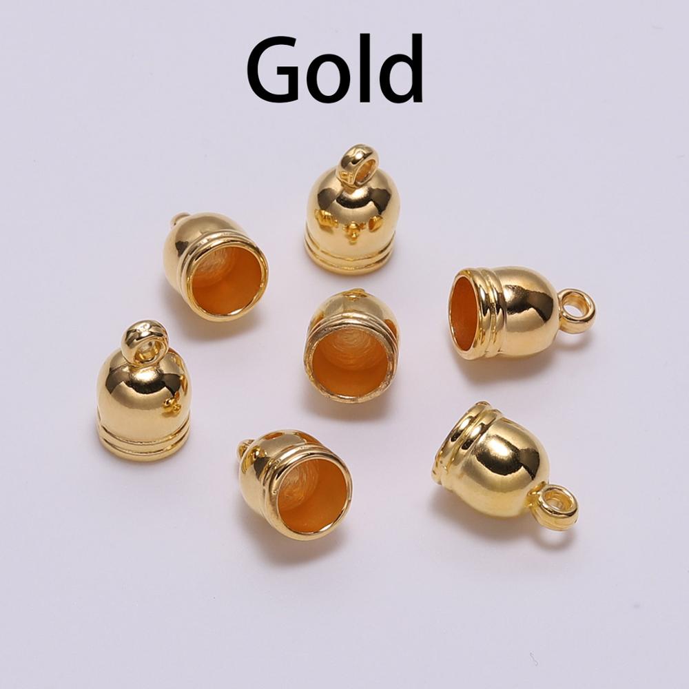 End Tip Caps for Necklace, 50pcs