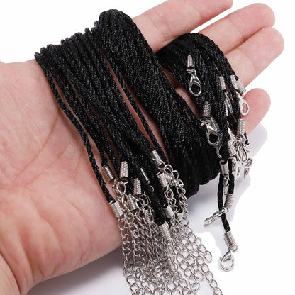 1.8mm Adjustable Braided Rope, High-Quality Nylon cord, 10pcs