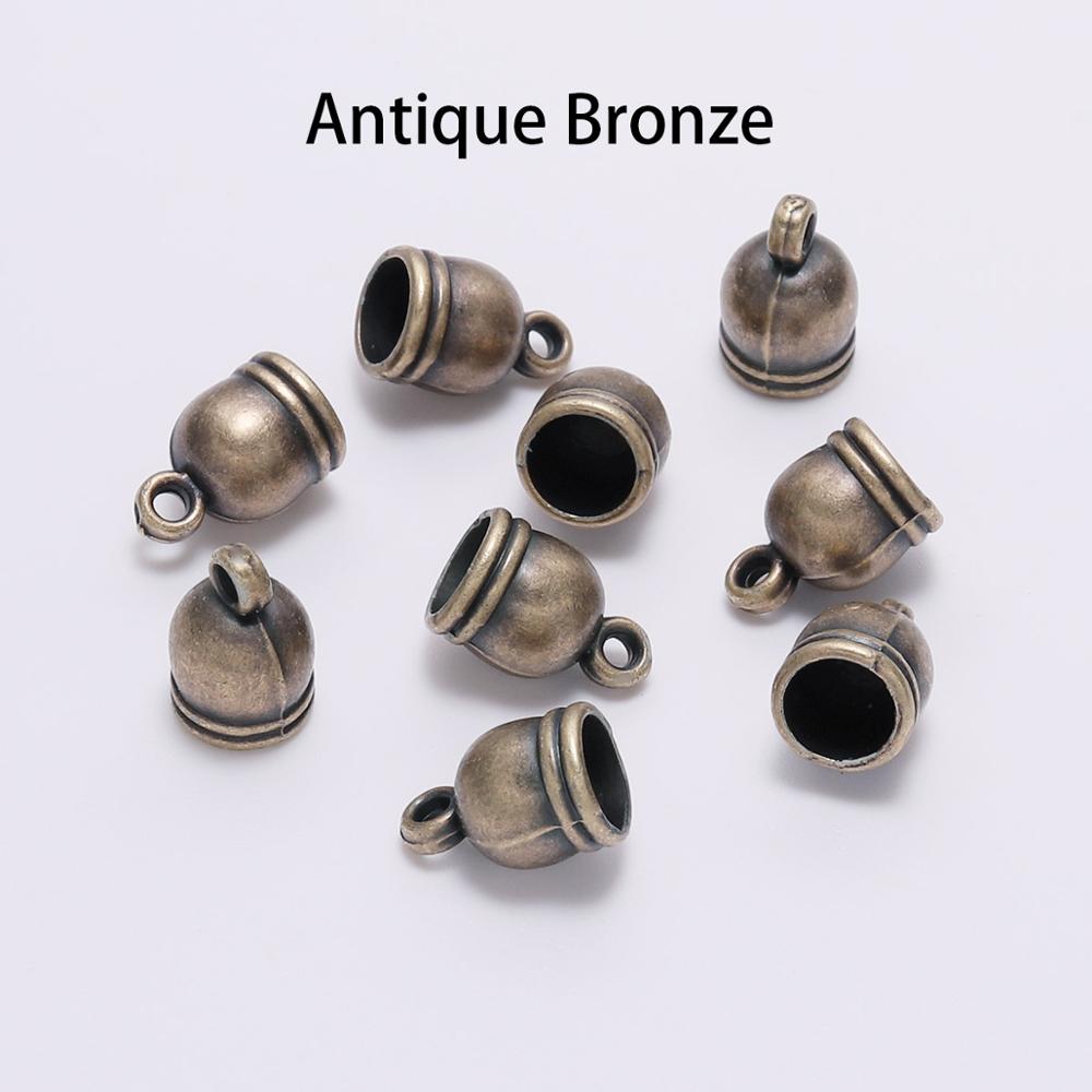 End Tip Caps for Necklace, 50pcs