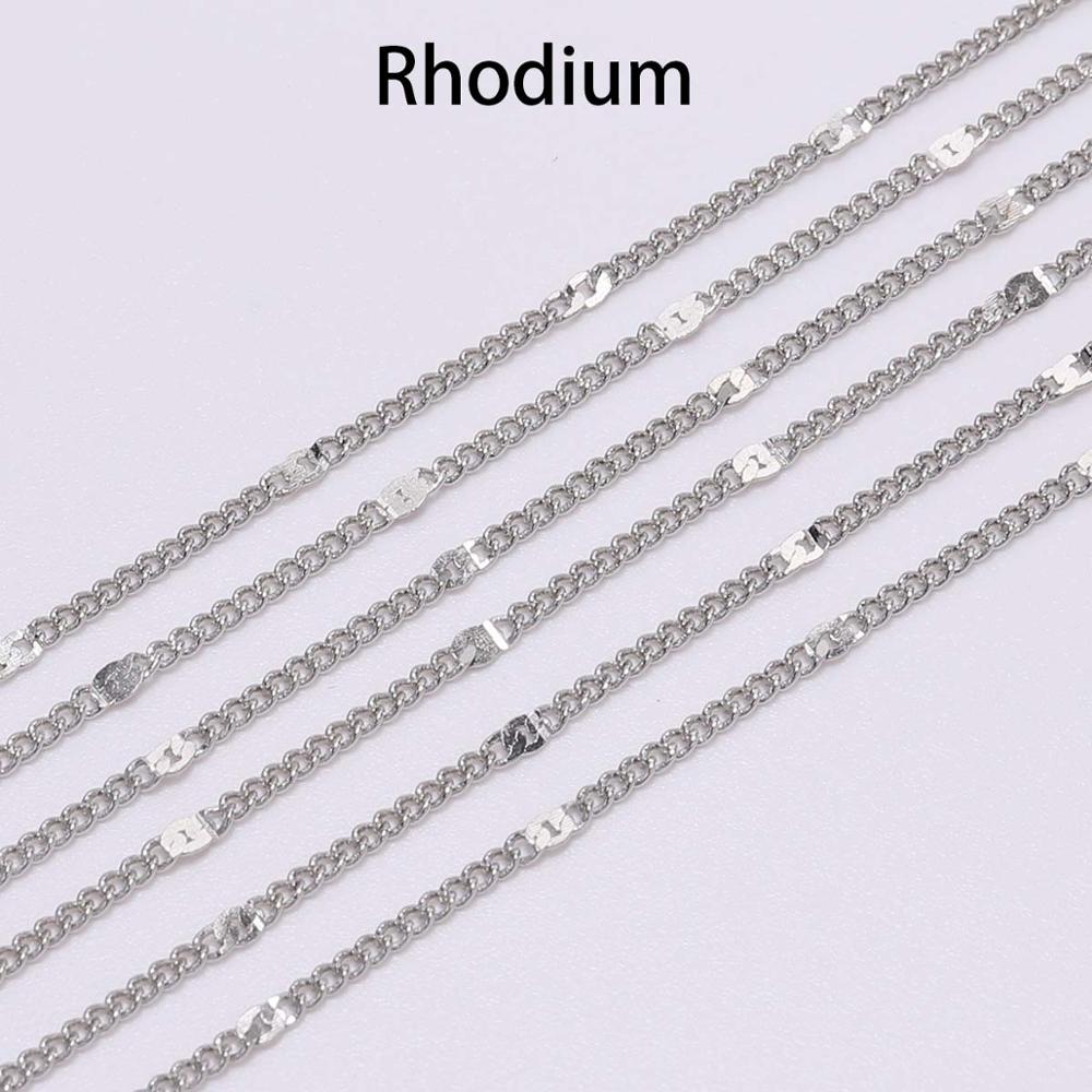 1.3mm 1.6mm 2.0mm Link Chain, 5m lot