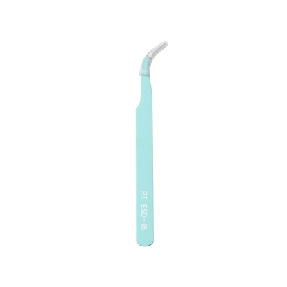 3-Color Bent Nose Tweezers, 1pc