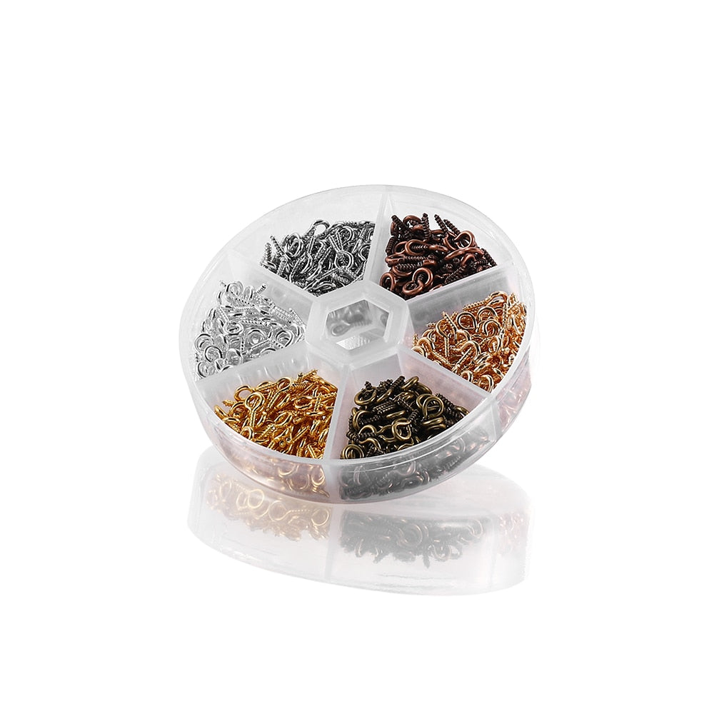 Mixed Mini Eye Pins, 600-900pcs