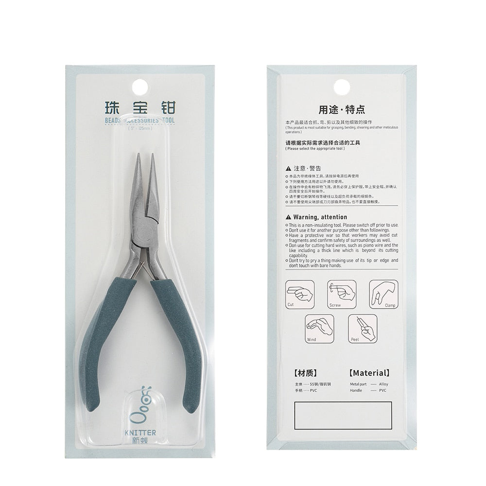 Premium Stainless Steel Jewelry Pliers for Handcraft Repairs