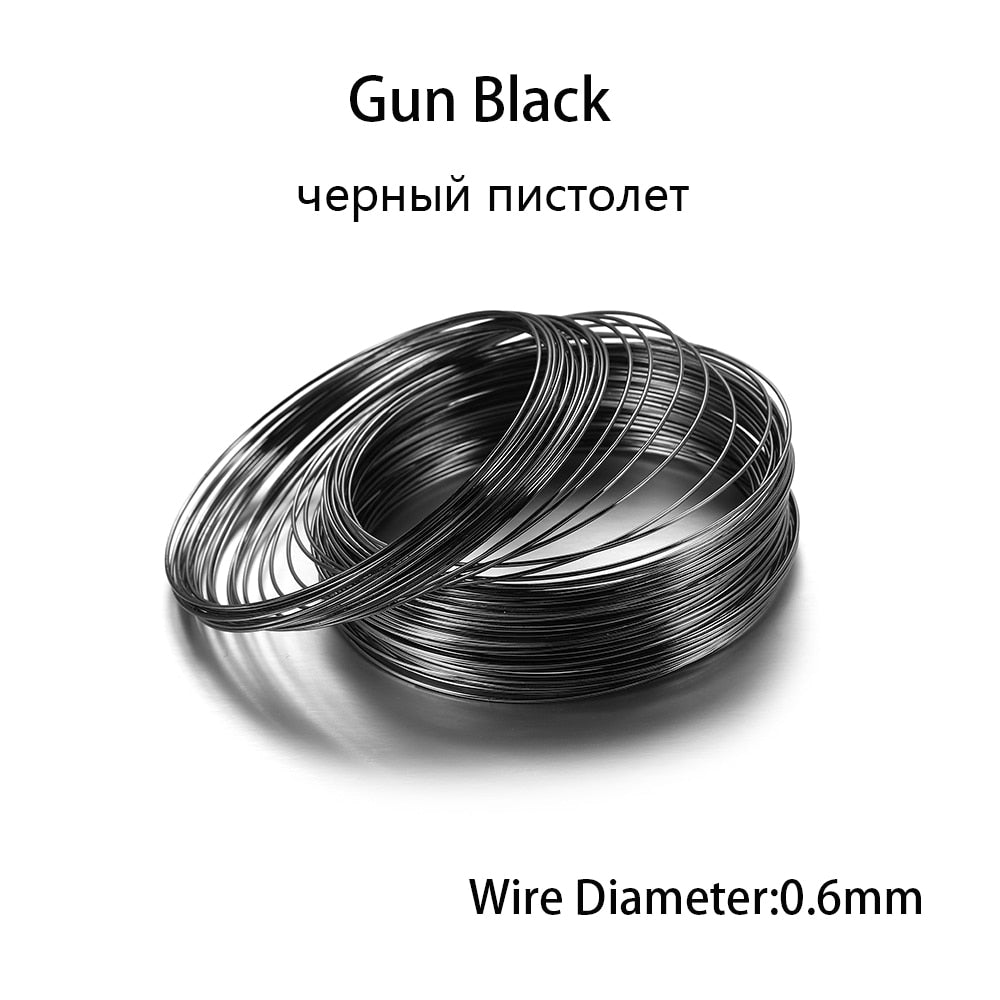 0.6mm Memory Beading Steel Wire, 100 Loops