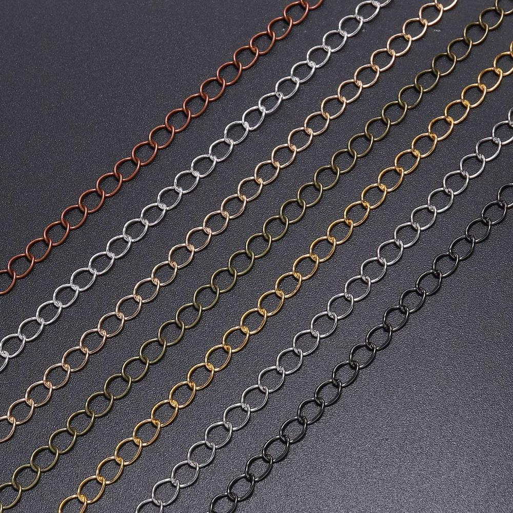 Bronze Long Open Link Ring Extended, 5m 10m lot