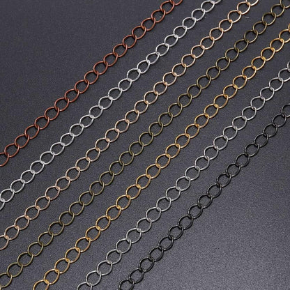 Bronze Long Open Link Ring Extended, 5m 10m lot