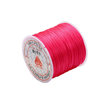 Strong Elastic Crystal Beading Cord 1mm, 10-40m Roll