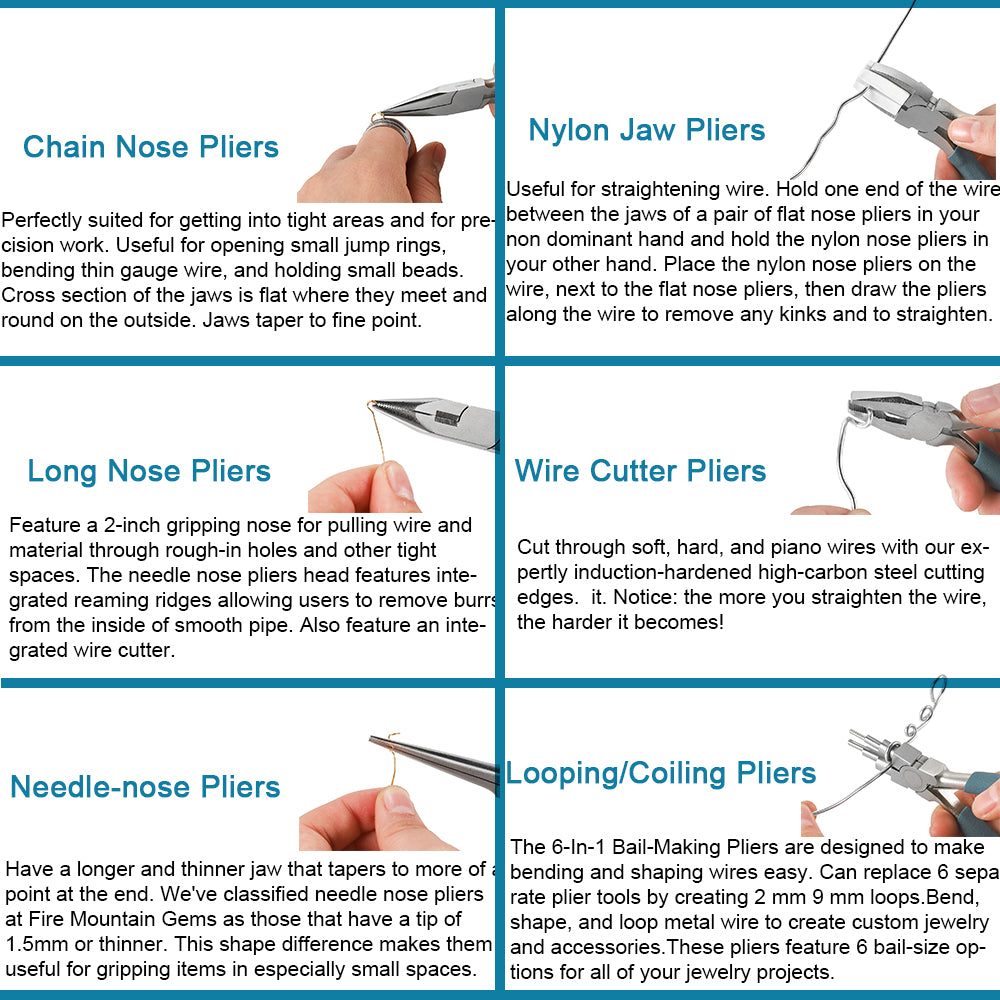 Premium Stainless Steel Jewelry Pliers for Handcraft Repairs