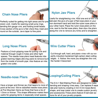 Premium Stainless Steel Jewelry Pliers for Handcraft Repairs