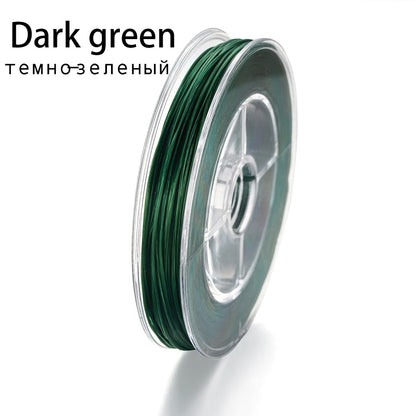Flexible Beaded Elastic Cord, 50 Meters