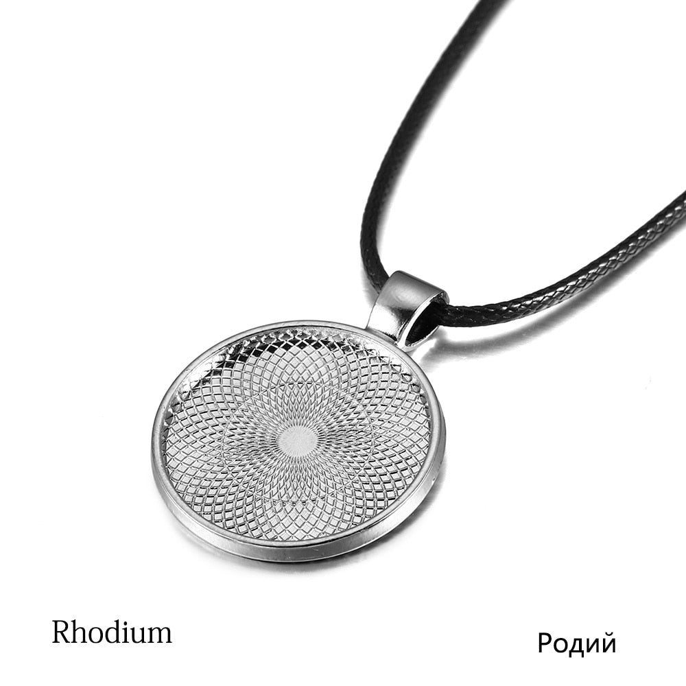 5pcs 25mm Cabochon Base Tray with Wax String