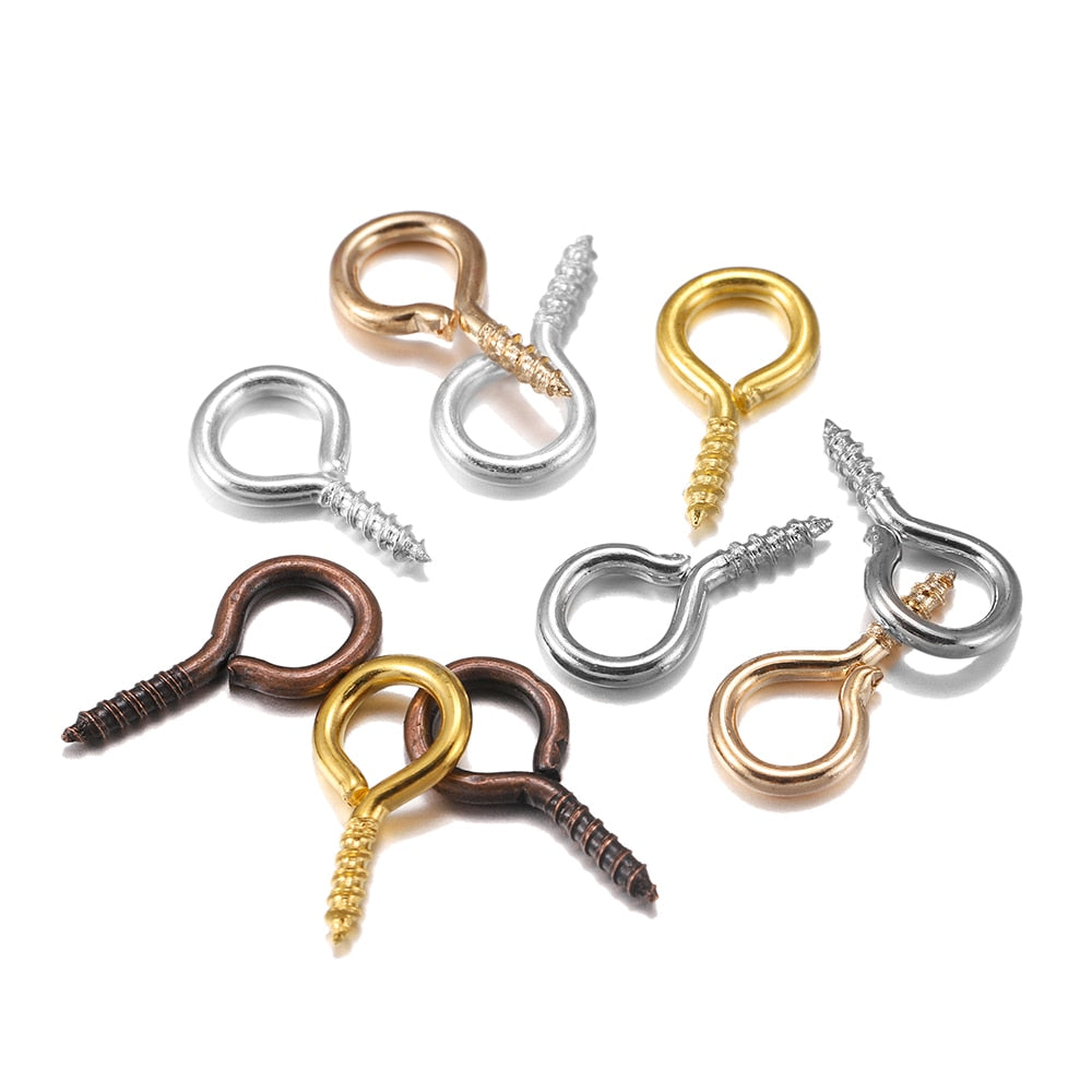 Mini Screw Pendants, 300-500pcs