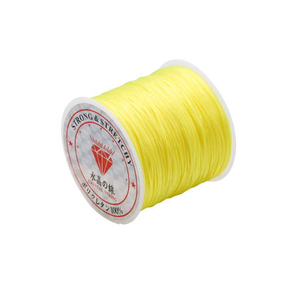 Stretch Nylon Elastic Cord for Beading, 50Meters